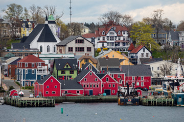 The historic City of Lunenburg in Nova Scotia Canada	