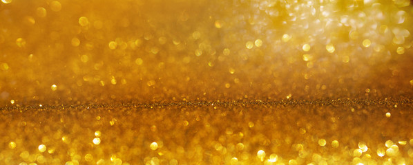 Gold glittering background