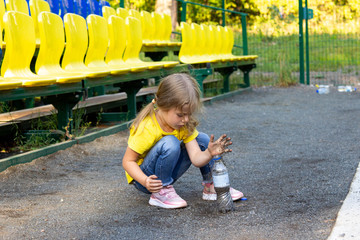 children playing on playground