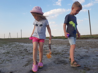 happy family on the beach