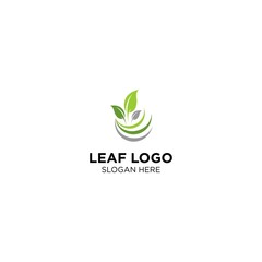 creative leaf logo design templates