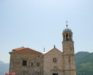 Fototapeta premium Ancient religious buildings that have survived on the small islands and operate to this day, attract pilgrims and tourists from all over the world.