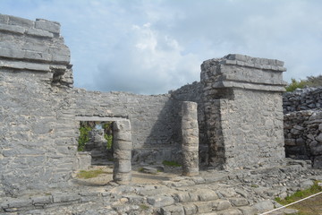 Maya Ruine Meer Mexiko 