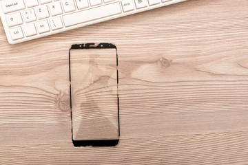 Mobile phone broken tempered glass screen protector