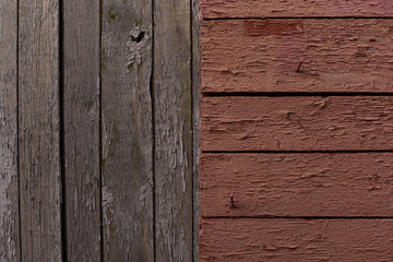 old painted boards. background