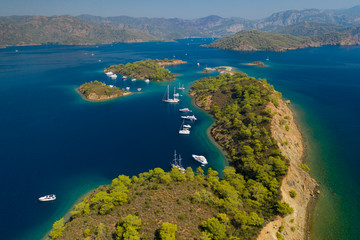Travel to stunning bays of Gocek, Turkey.