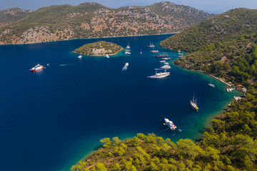 Travel to stunning bays of Gocek, Turkey.