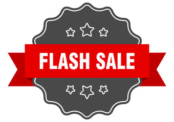 flash sale red label. flash sale isolated seal. flash sale