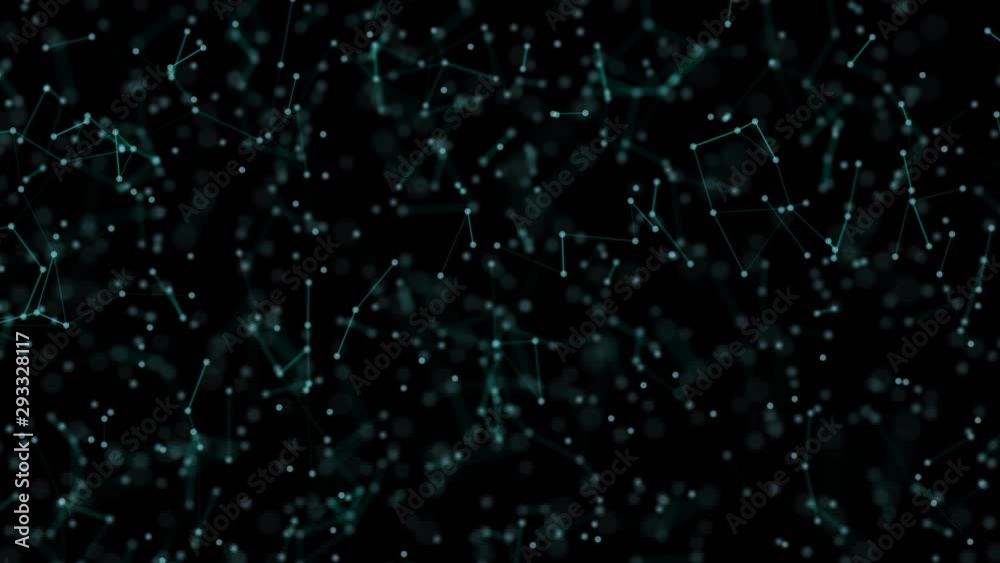 Wall mural abstract digital network background