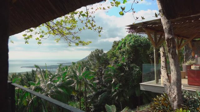 Le Chamarel mountain restaurant in Mauritius
