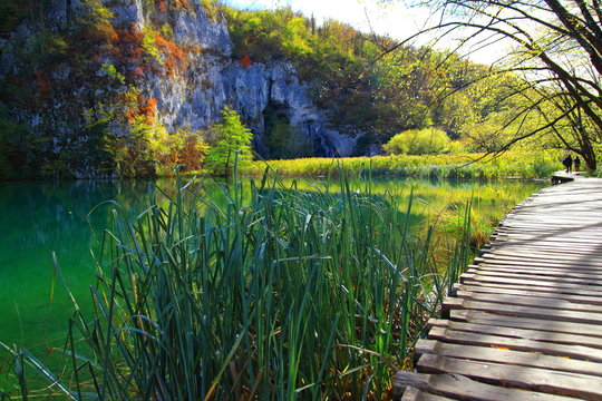Fall in National park Plitvice lakes, Croatia © Simun Ascic