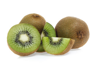 kiwi fruit isolated on white background