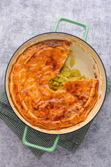 Tarte saviesanne - puff pastry of Raclette cheese