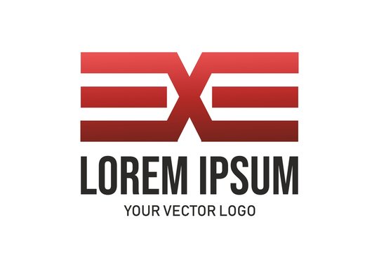 Modern, Red Gradient & Black Tech Logo