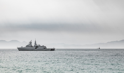 South African Navy Frigate warship