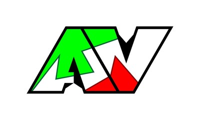 Abstract AV vector logo