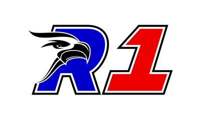 Abstract R1 Eagle racing team logo