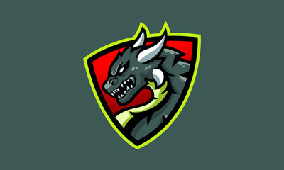 Dragon Animal Esport Logo - Mascot Logo Template-01
