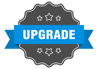 upgrade blue label. upgrade isolated seal. upgrade