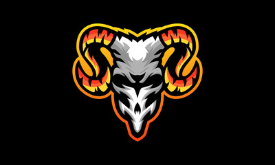 Goat Esport Logo - Mascot Logo Template-01