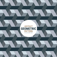 Abstract geometric pattern - retro and modern styles