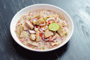 Yum (Thai food) - Soft focus