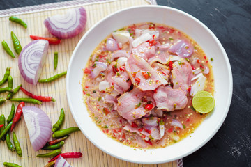 Yum (Thai food) - Soft focus