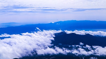 aerial view from plane