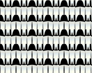 Geometrical shape pattern design for fabric and wallpaper