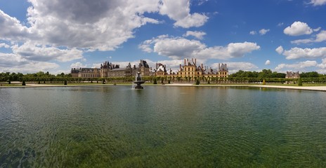 Castle near Fontainebleau in France