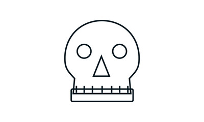 Skull icon for caution or forensic contexts