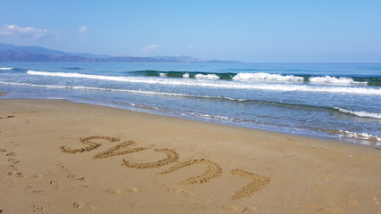 Landscape near Corsica in France