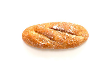 Sliced ​​bread On a white background