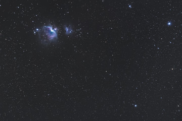 Great Nebula in Orion, Wide Angle View.