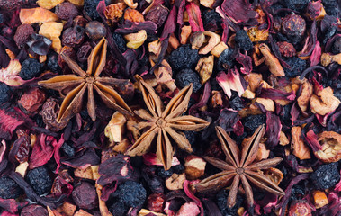 Berry Tea with Anise Stars