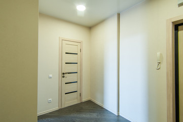 Russia, Moscow- June 26, 2018: interior room apartment. standard repair decoration in hostel