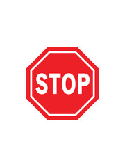 Stop Sign Vector 