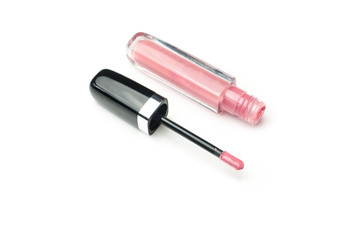lipgloss on white background 