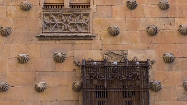 Casa de las Conchas, Salamanca city, Salamanca province, Castilla y Leon, Spain, Europe	