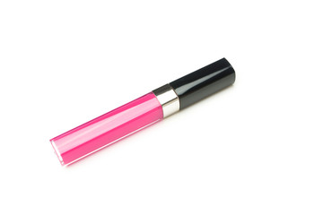 lipgloss on white background 