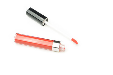 lipgloss on white background 