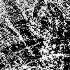 Grunge background black and white. Texture of scratches, chips, cracks, dirt. Abstract monochrome surface. Dirty worn-out surface