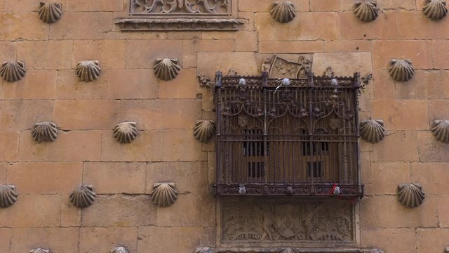 Casa de las Conchas, Salamanca city, Salamanca province, Castilla y Leon, Spain, Europe	