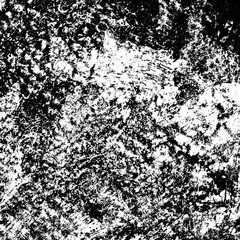 Grunge background black and white. Texture of scratches, chips, cracks, dirt. Abstract monochrome surface. Dirty worn-out surface