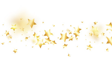 Star falling confetti background.