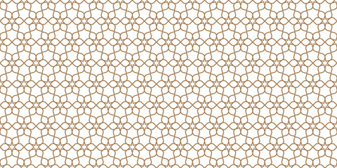 Floral seamless pattern in oriental style, delicate ornament, beige and white texture