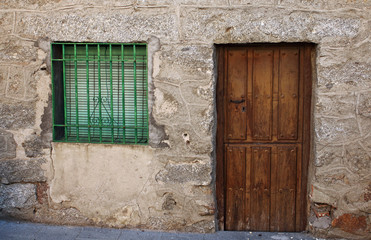 Door of a town house