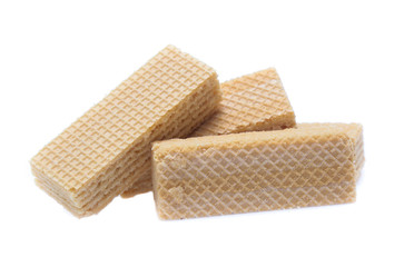 Wafers stick isolated on white background