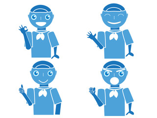 男の子のポーズ２