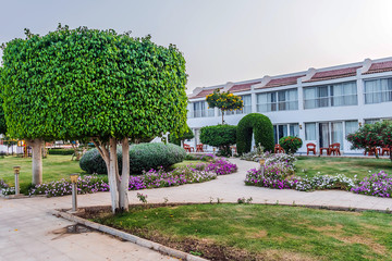 Obraz premium resort luxurious five-star hotel.